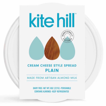 ingredients in kite hill cream cheese