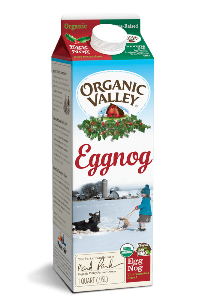 The Creative Kitchen Product Review Organic Valley Eggnog The